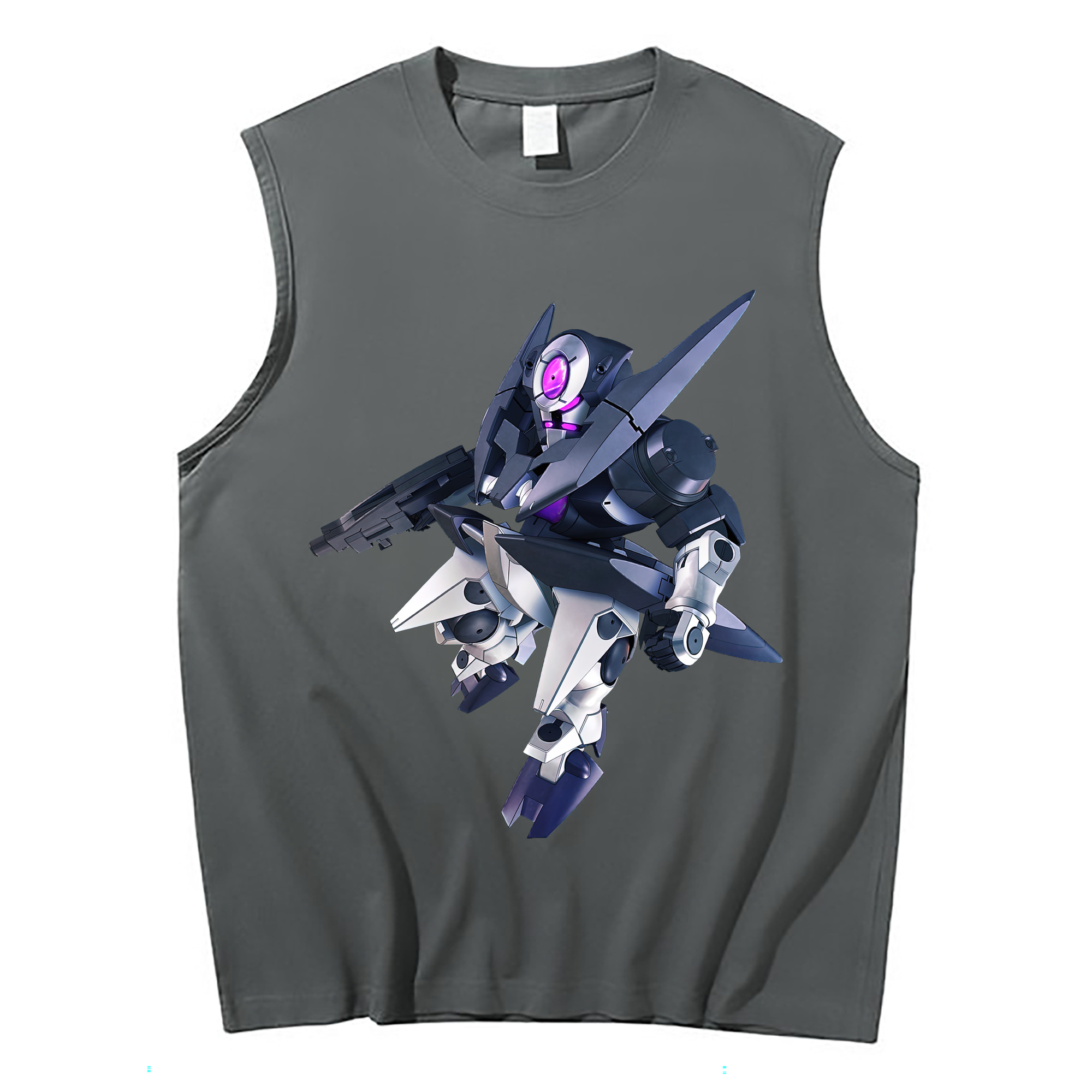 （画像用） 機動戦士ガンダム Mobile Suit Gundam コットン100％タンクトップ（フロントプリント）